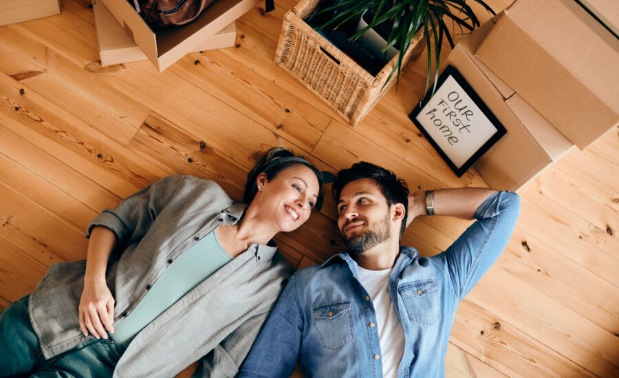Canadian couple in their first home happy the BoC held its rate.